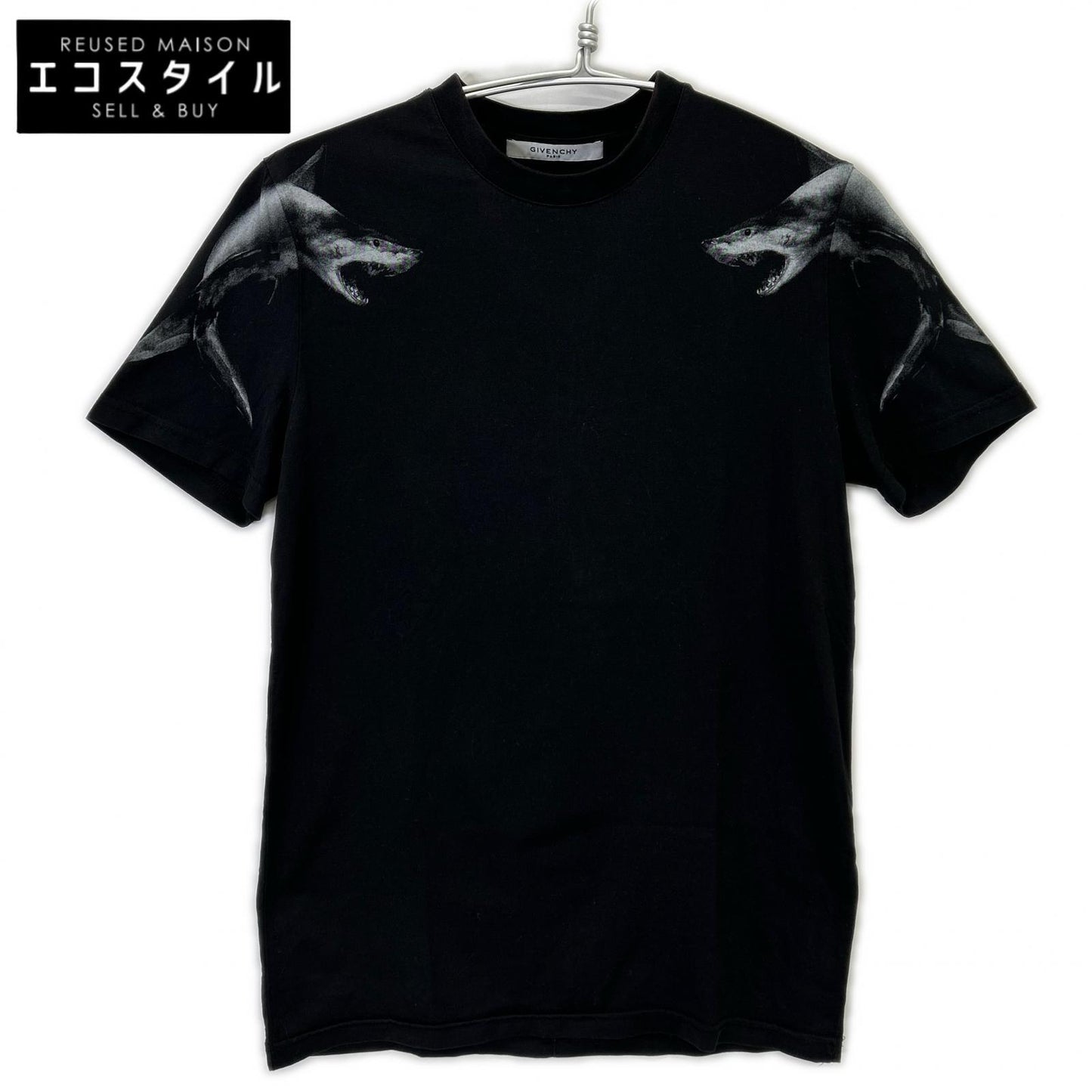 GIVENCHY ジバンシィ 17F 7332 651 シャークプリントTシャツ トップス