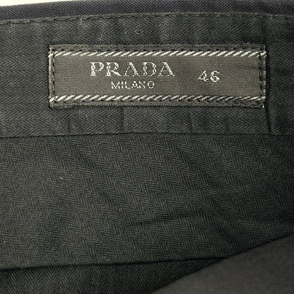 PRADA プラダ DNA429 ブラック ストレートパンツ ボトムス