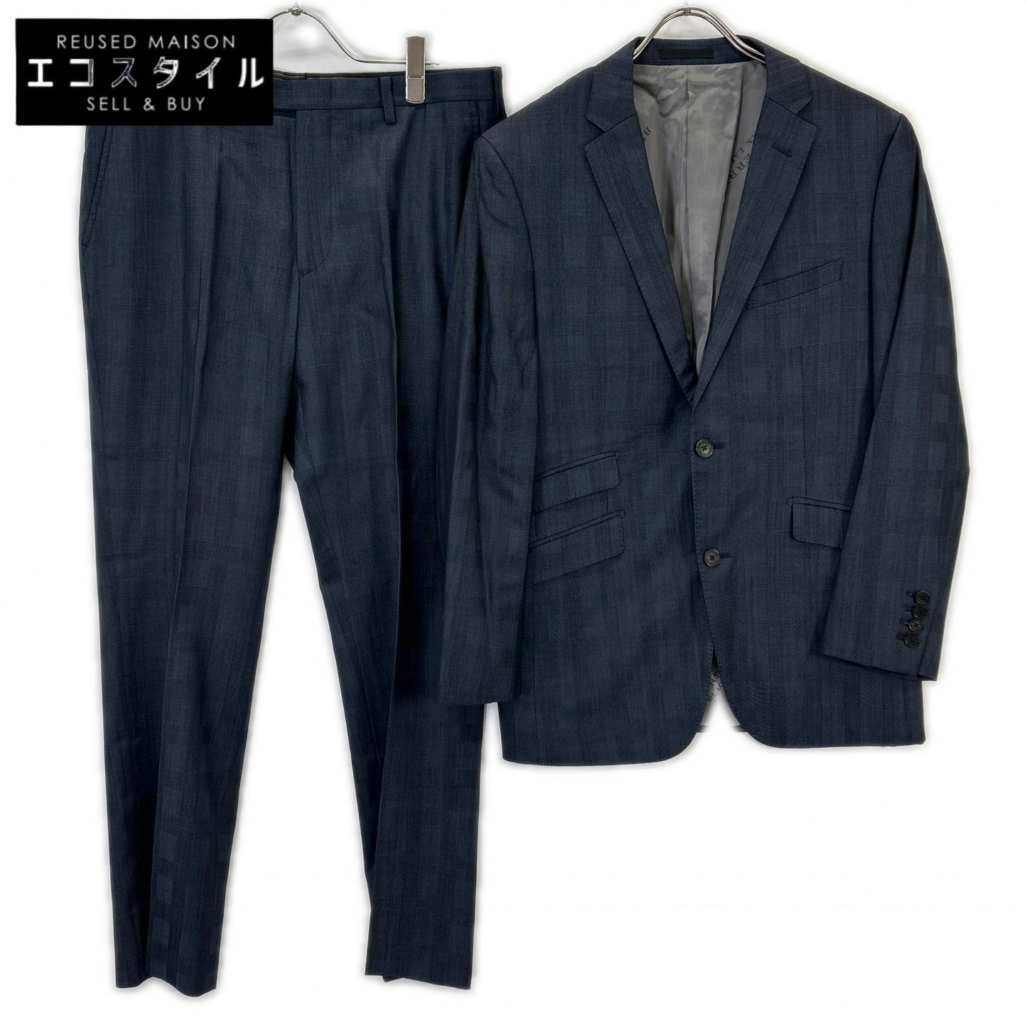 BURBERRY BLACK LABEL 巴宝莉黑标 海军蓝 D1H25-605-29 两件套 单排扣西服套装 38/38