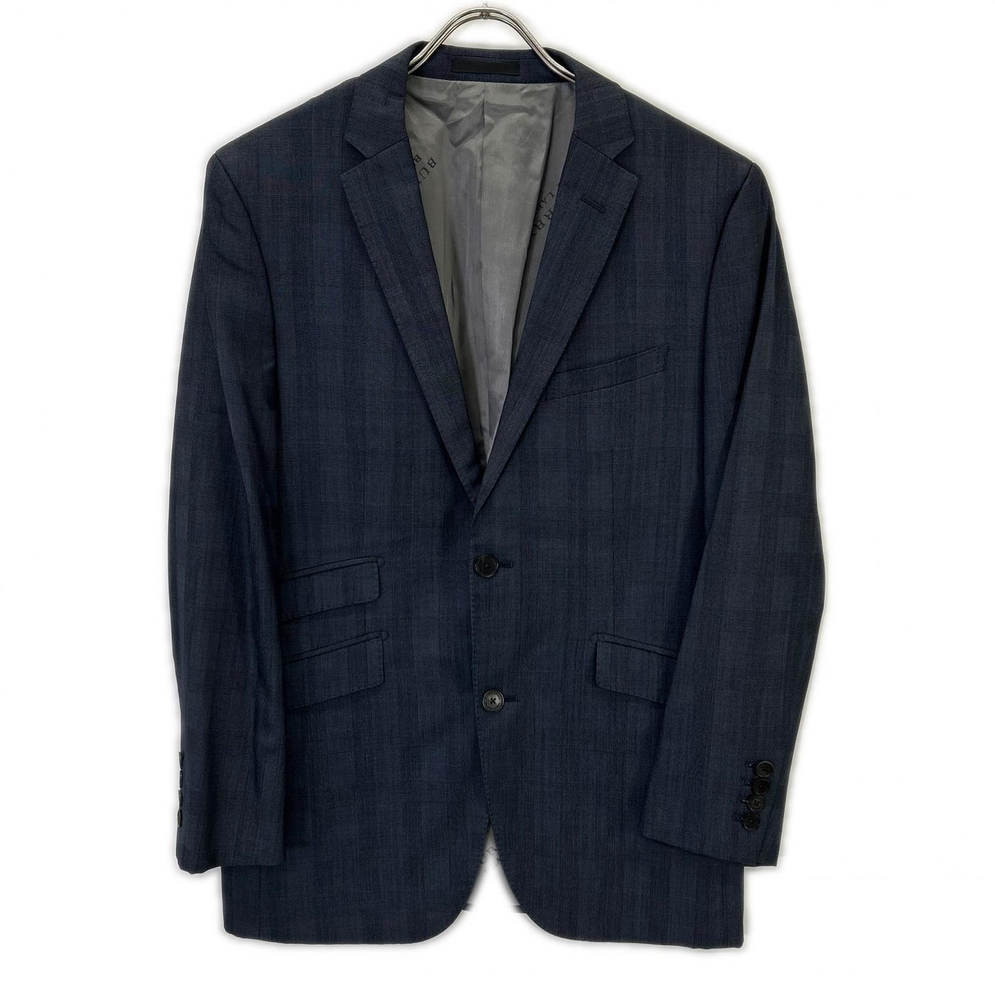 BURBERRY BLACK LABEL 巴宝莉黑标 海军蓝 D1H25-605-29 两件套 单排扣西服套装 38/38
