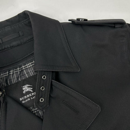 BURBERRY BLACK LABEL バーバリーブラックレーベル ﾌﾞﾗｯｸ BMA14-313-09 ｼｮｰﾄ丈ﾄﾚﾝﾁｺｰﾄ コート L