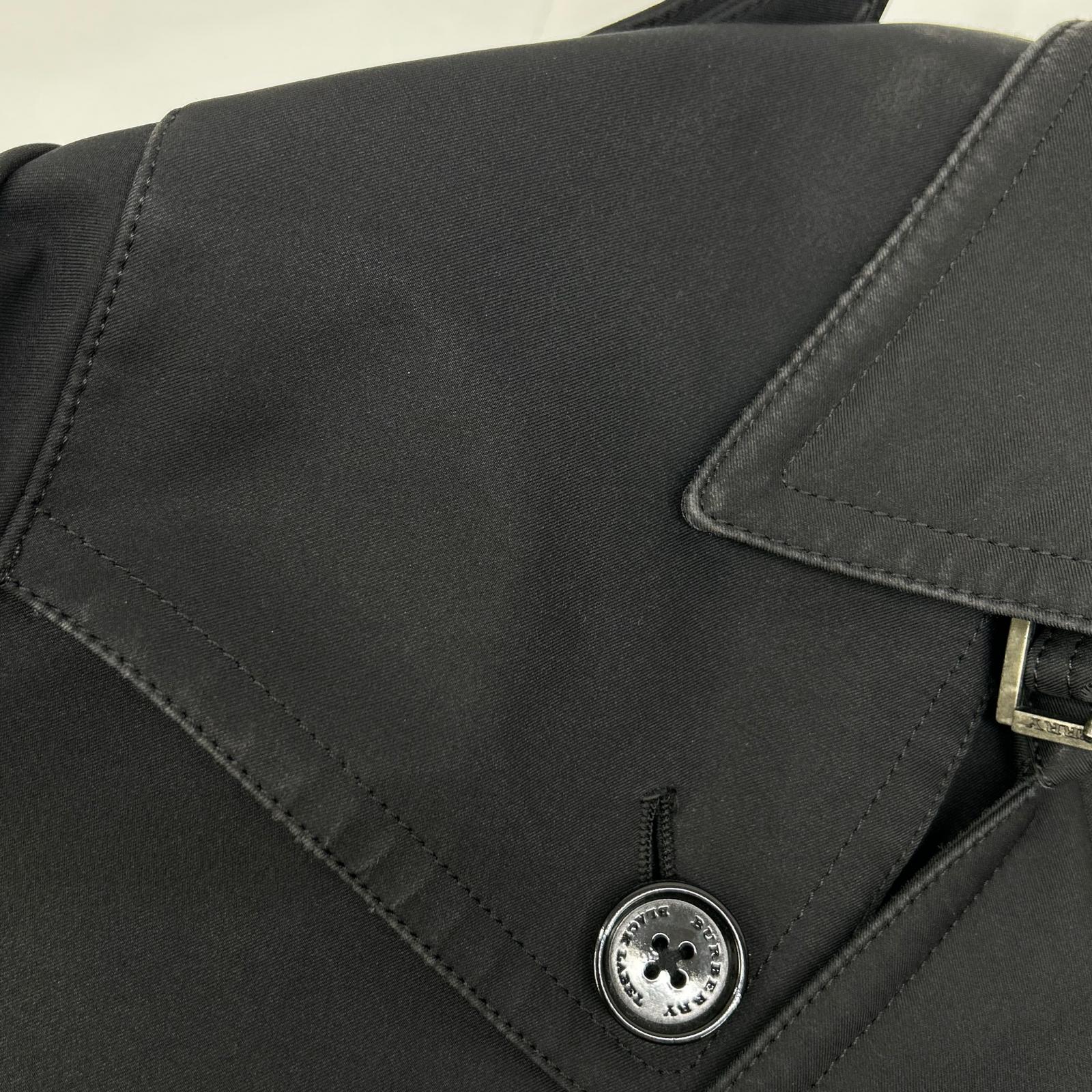 BURBERRY BLACK LABEL バーバリーブラックレーベル ﾌﾞﾗｯｸ BMA14-313-09 ｼｮｰﾄ丈ﾄﾚﾝﾁｺｰﾄ コート L