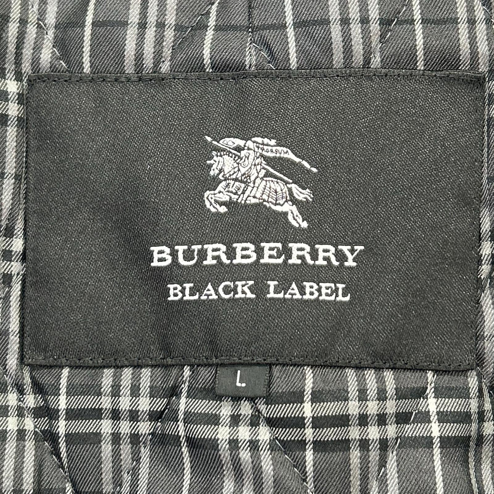 BURBERRY BLACK LABEL バーバリーブラックレーベル ﾌﾞﾗｯｸ BMA14-313-09 ｼｮｰﾄ丈ﾄﾚﾝﾁｺｰﾄ コート L