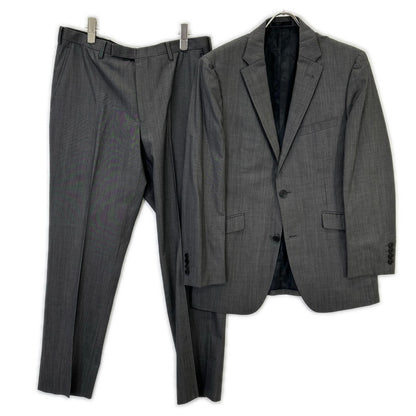 BURBERRY BLACK LABEL 博柏利黑标 炭灰色细条纹 D1H35-810-07 两件套 西服套装