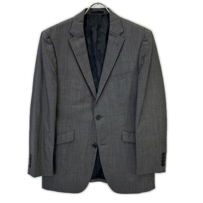 BURBERRY BLACK LABEL 博柏利黑标 炭灰色细条纹 D1H35-810-07 两件套 西服套装