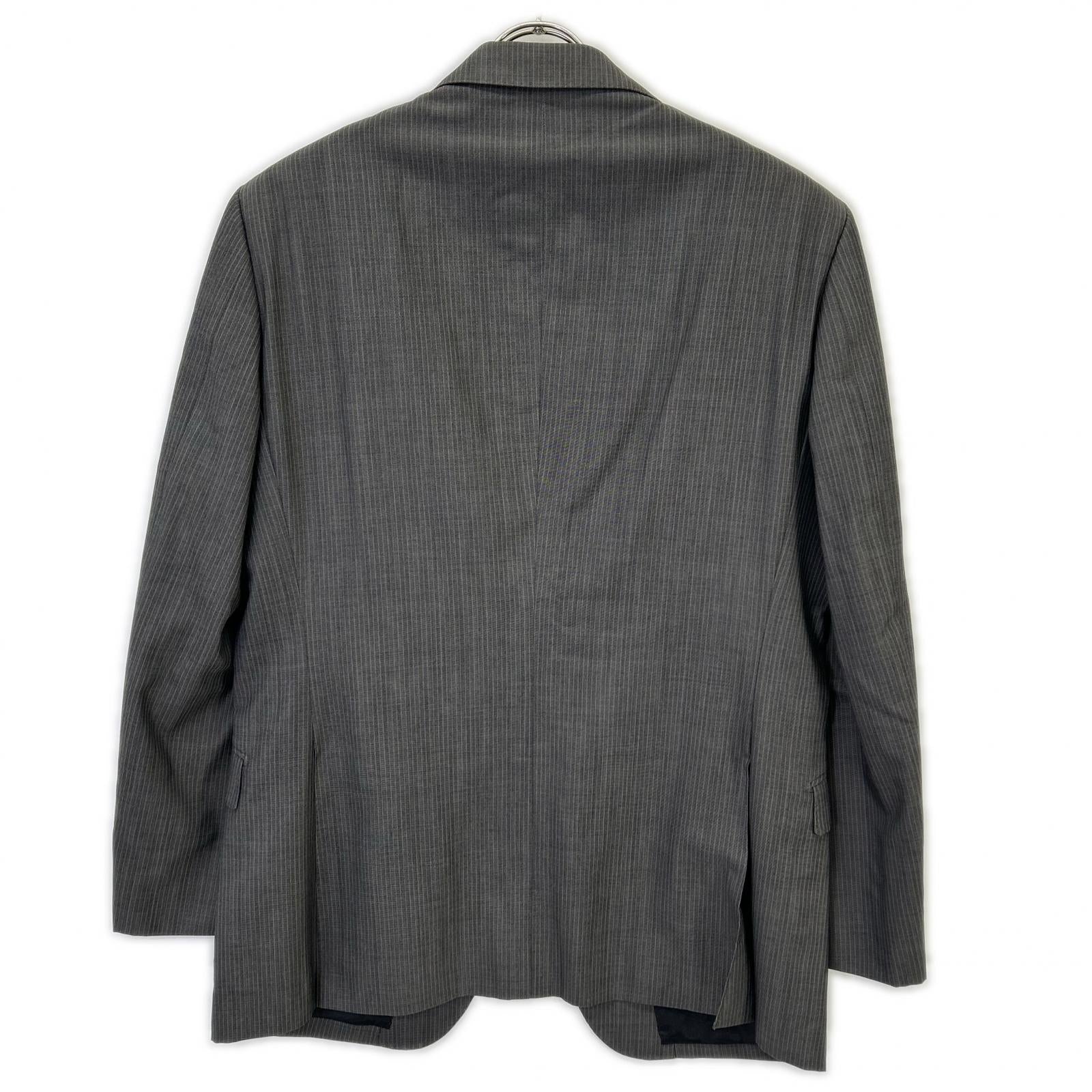 BURBERRY BLACK LABEL 博柏利黑标 炭灰色细条纹 D1H35-810-07 两件套 西服套装
