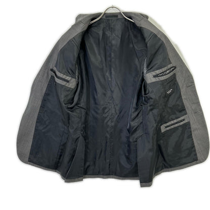 BURBERRY BLACK LABEL 博柏利黑标 炭灰色细条纹 D1H35-810-07 两件套 西服套装