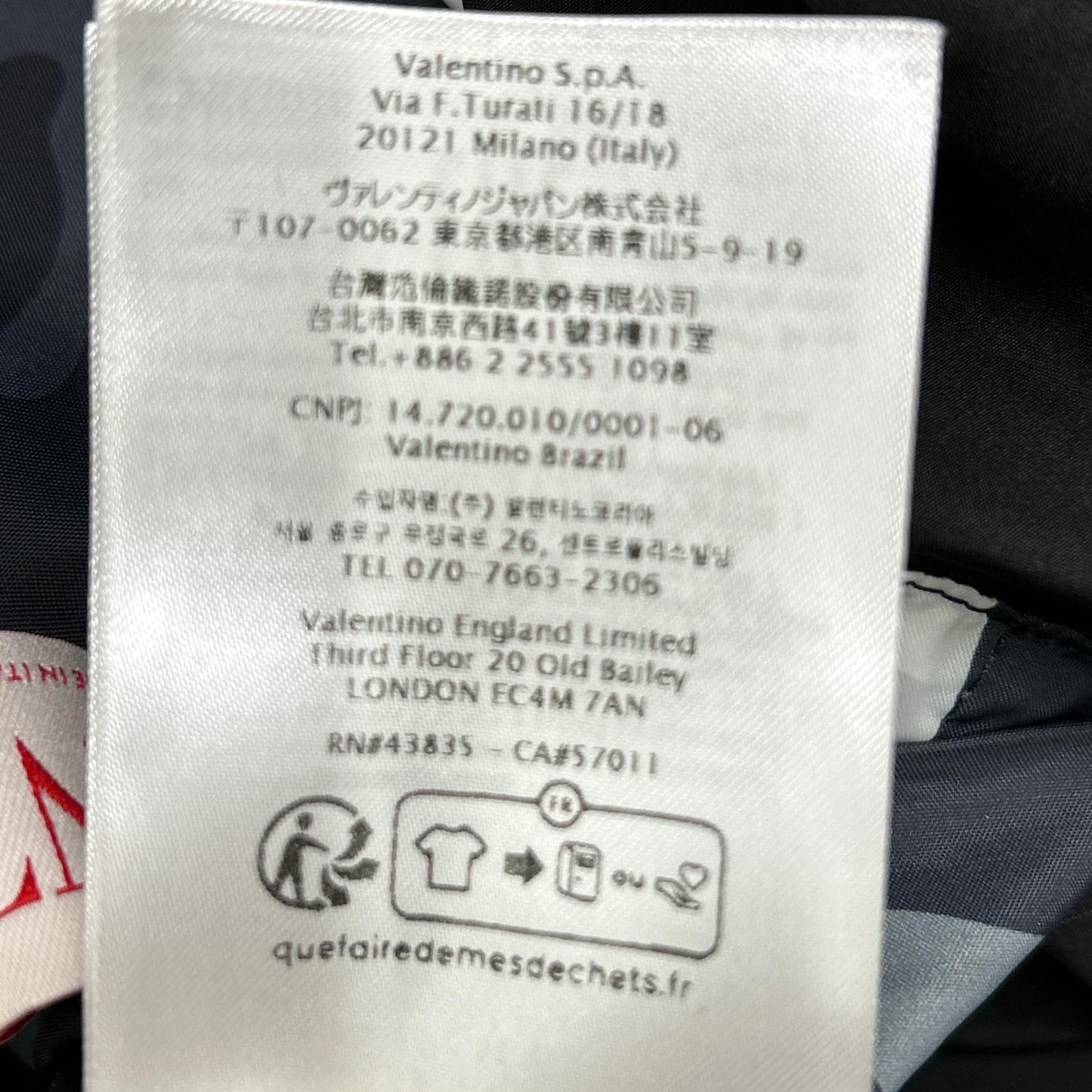 RED VALENTINO 红色华伦天奴 迷彩 3V5CNA3IJEJ 羽绒服 夹克 48