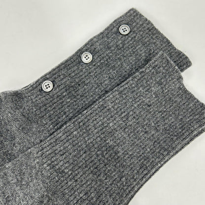 THOM BROWNE Thom Browne Gray MKC001A-00011-038 Cashmere Knit Cardigan Top