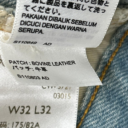 LEVI'S 李维斯 501ZXX 纽扣底部3015 赤耳 大E 牛仔裤 下装
