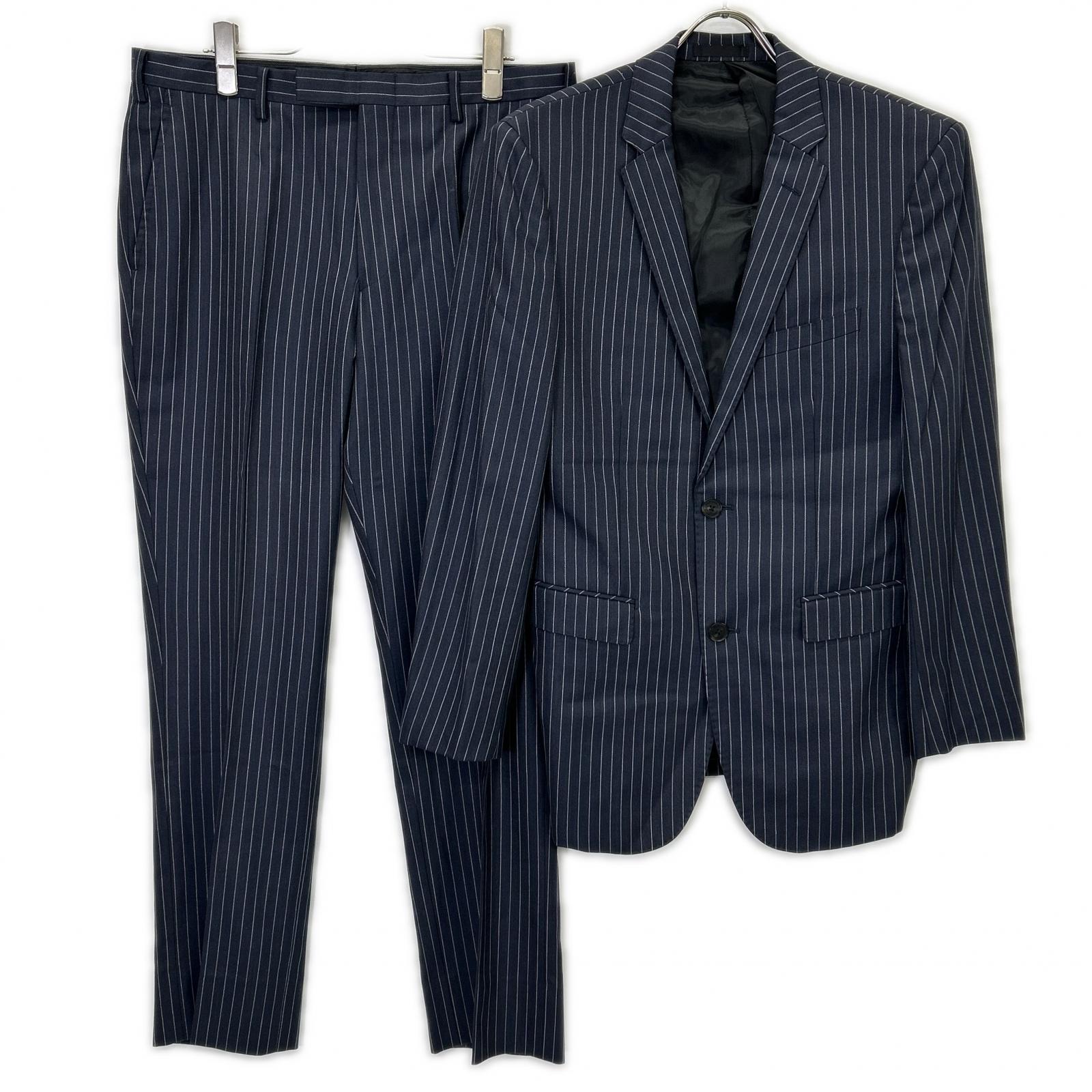 Burberry Black Label バーバリーブラックレーベル ネイビー ストライプ D1H22-607-08 2ピース スーツ スーツ セットアップ