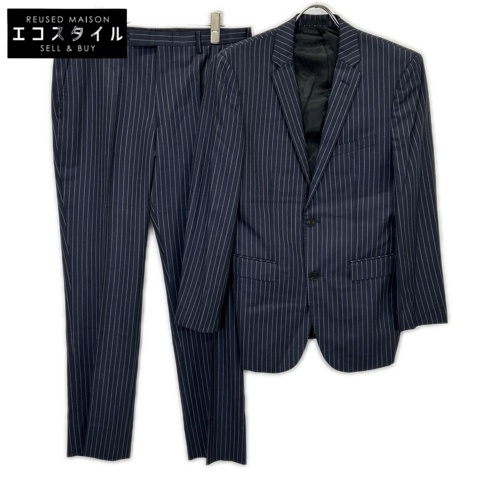 Burberry Black Label バーバリーブラックレーベル ネイビー ストライプ D1H22-607-08 2ピース スーツ スーツ セットアップ