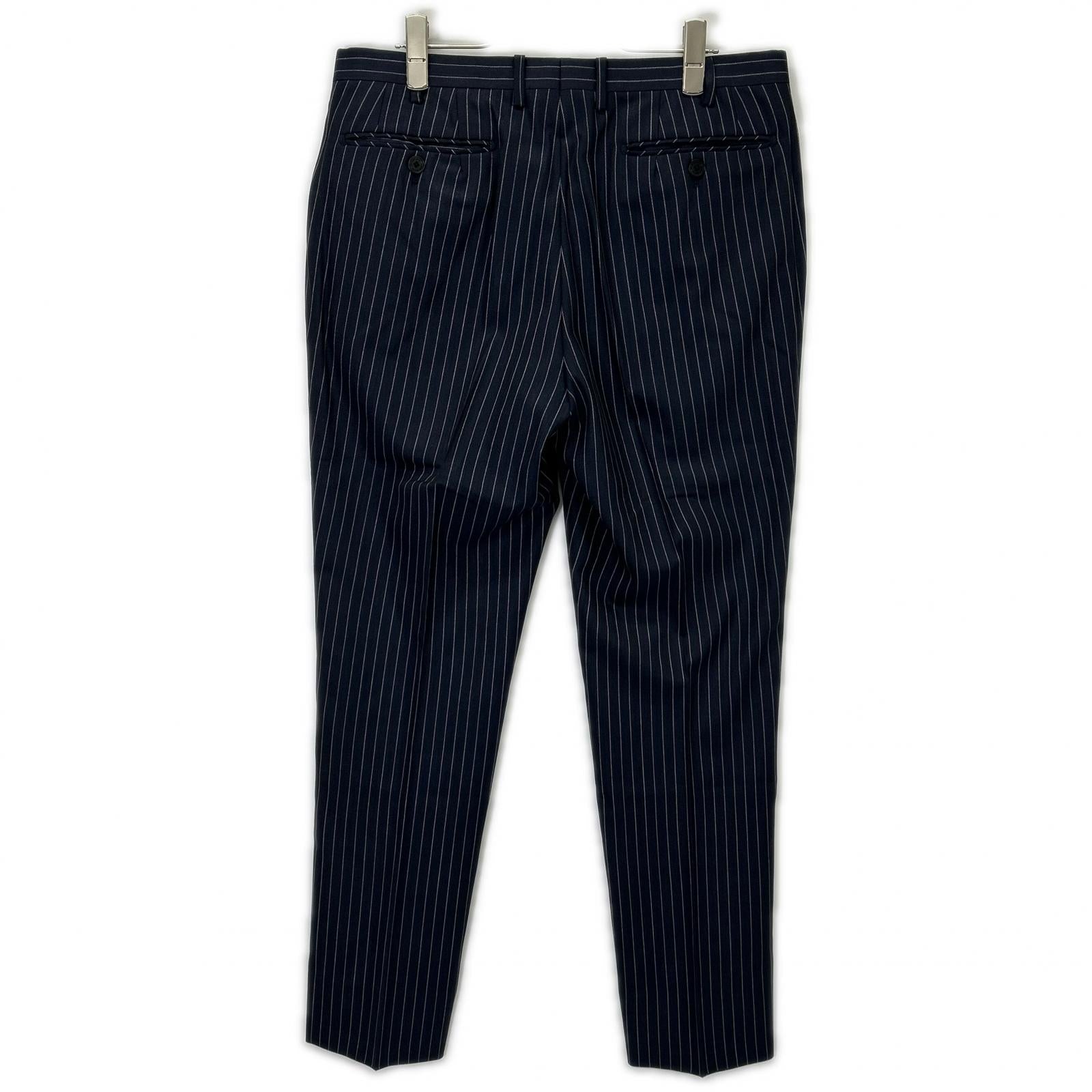 Burberry Black Label バーバリーブラックレーベル ネイビー ストライプ D1H22-607-08 2ピース スーツ スーツ セットアップ