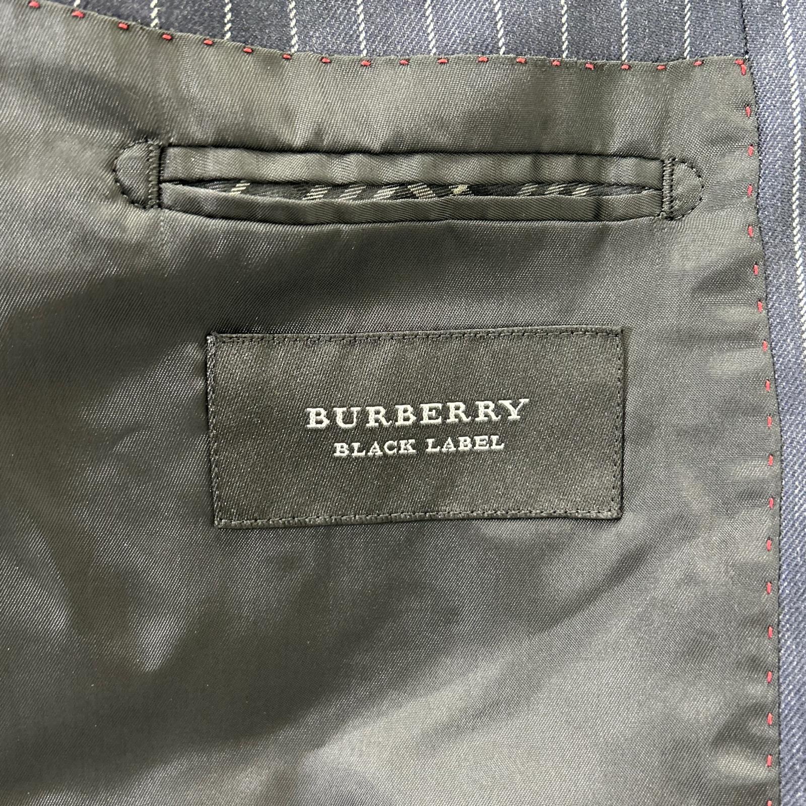 Burberry Black Label バーバリーブラックレーベル ネイビー ストライプ D1H22-607-08 2ピース スーツ スーツ セットアップ