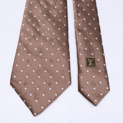 路易威登（Louis Vuitton）圆点和Monogram图案真丝领带