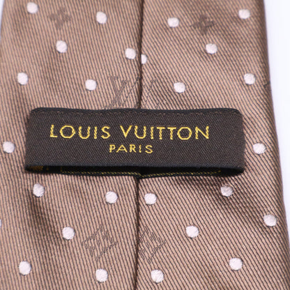 路易威登（Louis Vuitton）圆点和Monogram图案真丝领带