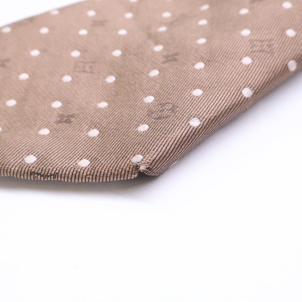 路易威登（Louis Vuitton）圆点和Monogram图案真丝领带