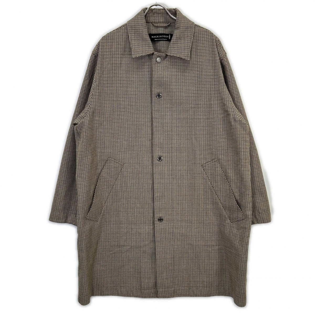MACKINTOSH マッキントッシュ ブラウン GM-1058 ハウンドトゥース GTS HALKIRK コート コート