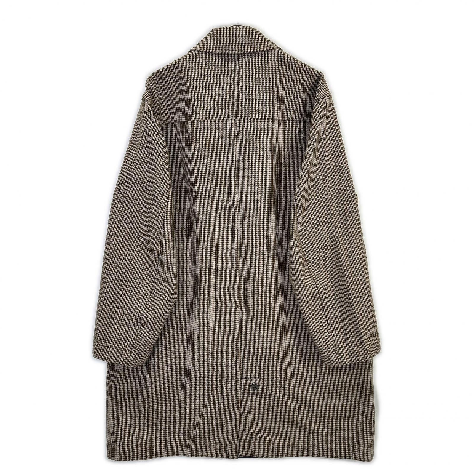 MACKINTOSH マッキントッシュ ﾌﾞﾗｳﾝ GM-1058 ﾊｳﾝﾄﾞﾄｩｰｽ GTS HALKIRK ｺｰﾄ コート 38