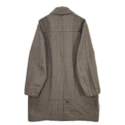 MACKINTOSH マッキントッシュ ブラウン GM-1058 ハウンドトゥース GTS HALKIRK コート コート