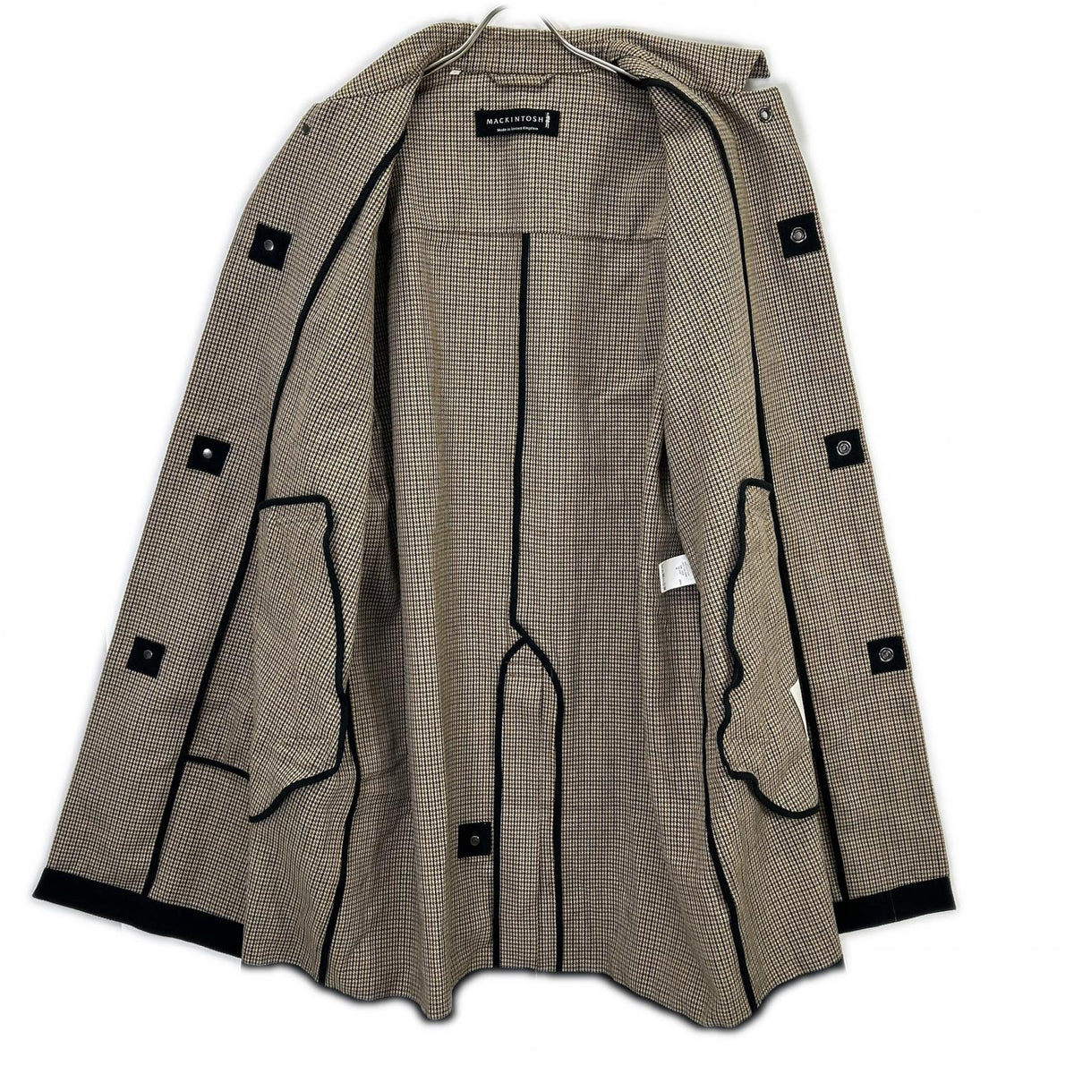 MACKINTOSH マッキントッシュ ブラウン GM-1058 ハウンドトゥース GTS HALKIRK コート コート