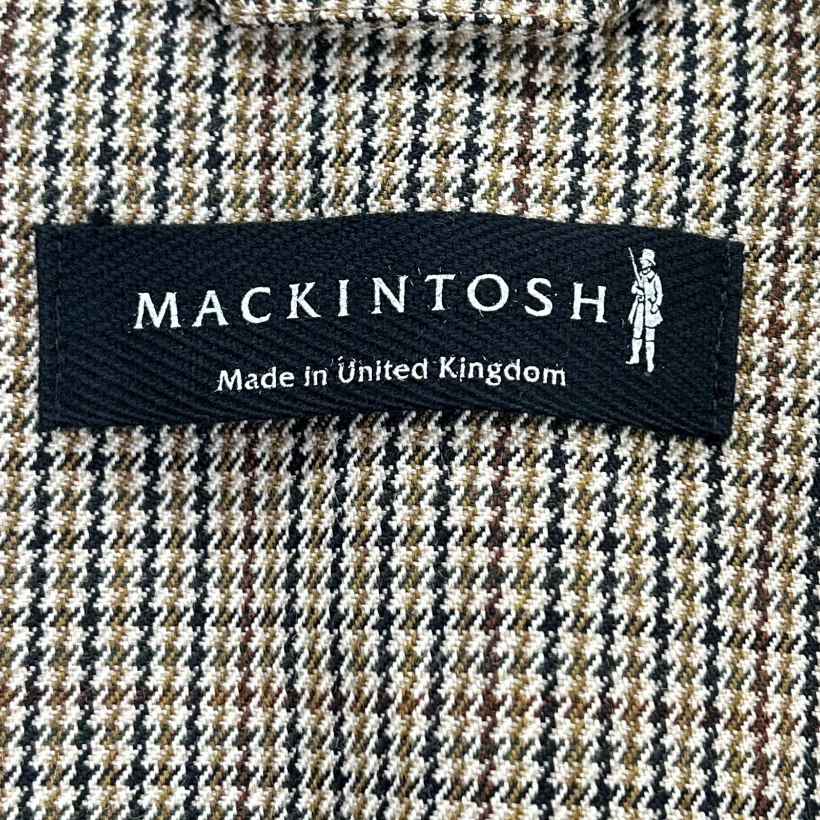MACKINTOSH マッキントッシュ ブラウン GM-1058 ハウンドトゥース GTS HALKIRK コート コート