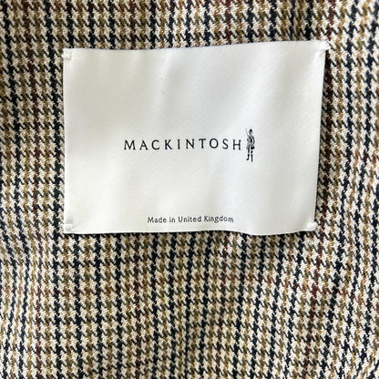 MACKINTOSH マッキントッシュ ブラウン GM-1058 ハウンドトゥース GTS HALKIRK コート コート