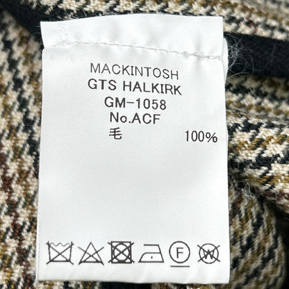 MACKINTOSH マッキントッシュ ブラウン GM-1058 ハウンドトゥース GTS HALKIRK コート コート