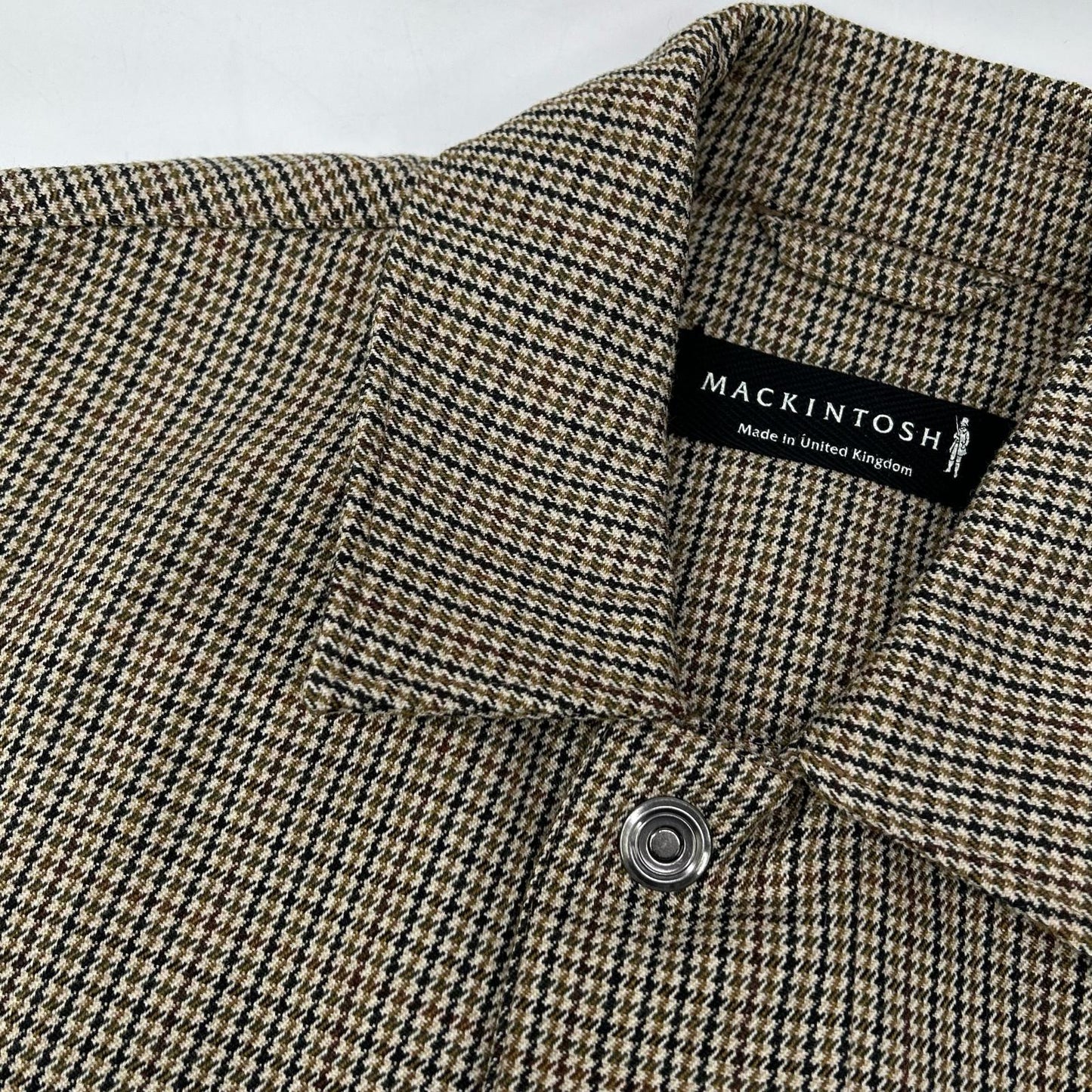 MACKINTOSH マッキントッシュ ブラウン GM-1058 ハウンドトゥース GTS HALKIRK コート コート