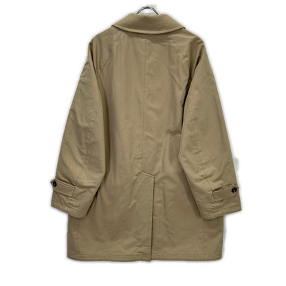 MACKINTOSH LONDON Beige/Green Houndstooth GM-1010R GTS CARLUKE Reversible Fly-Front Chesterfield Coat