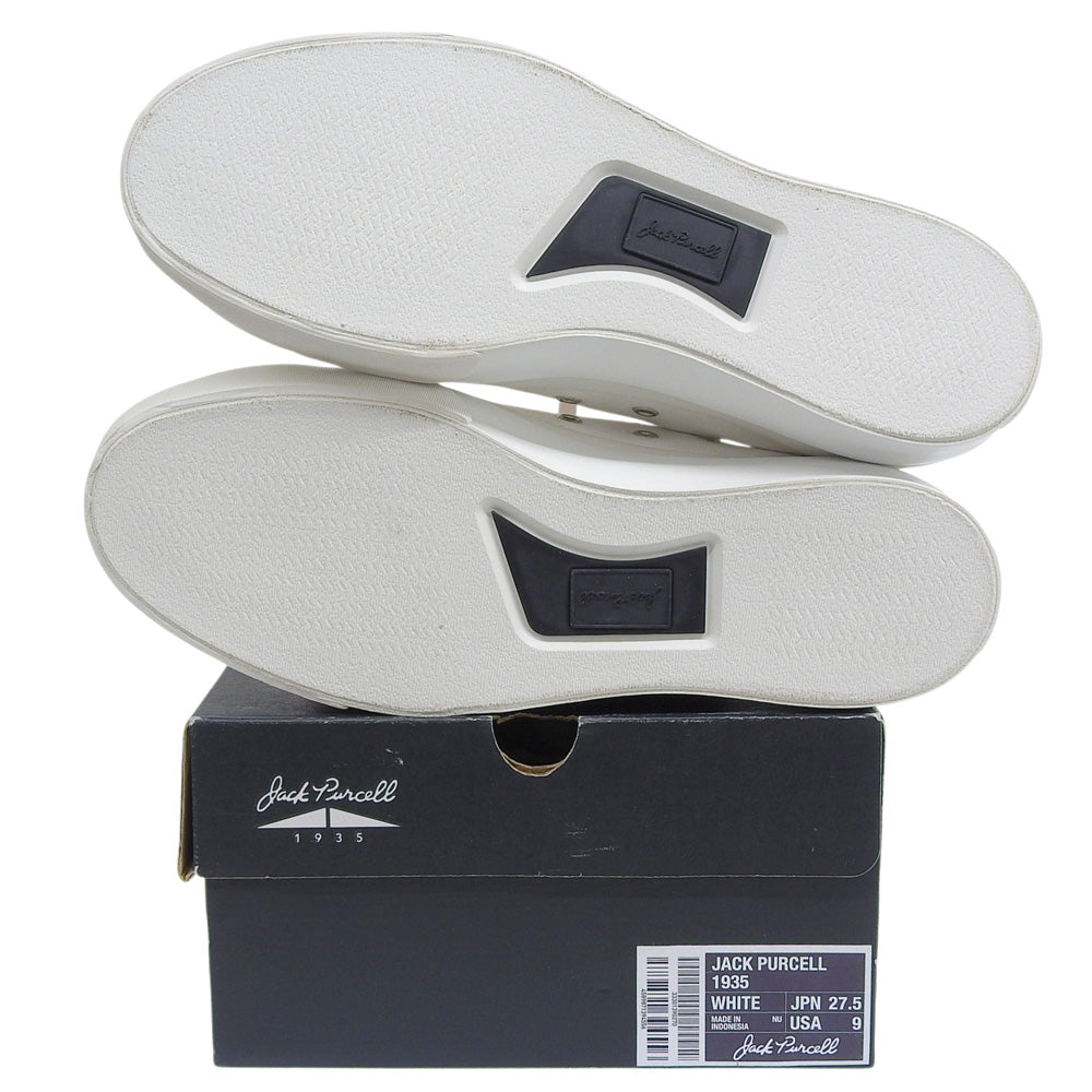 CONVERSE コンバース 新品同様 ジャックパーセル 1935 ローカット スニーカー シューズ メンズ 白 ホワイト 27.5cm 1AD619 シューズ 9(US)