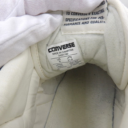 CONVERSE コンバース 美品 WEAPON VTG HI スニーカー シューズ メンズ ホワイト/ブラック 27cm 34201760 シューズ 27