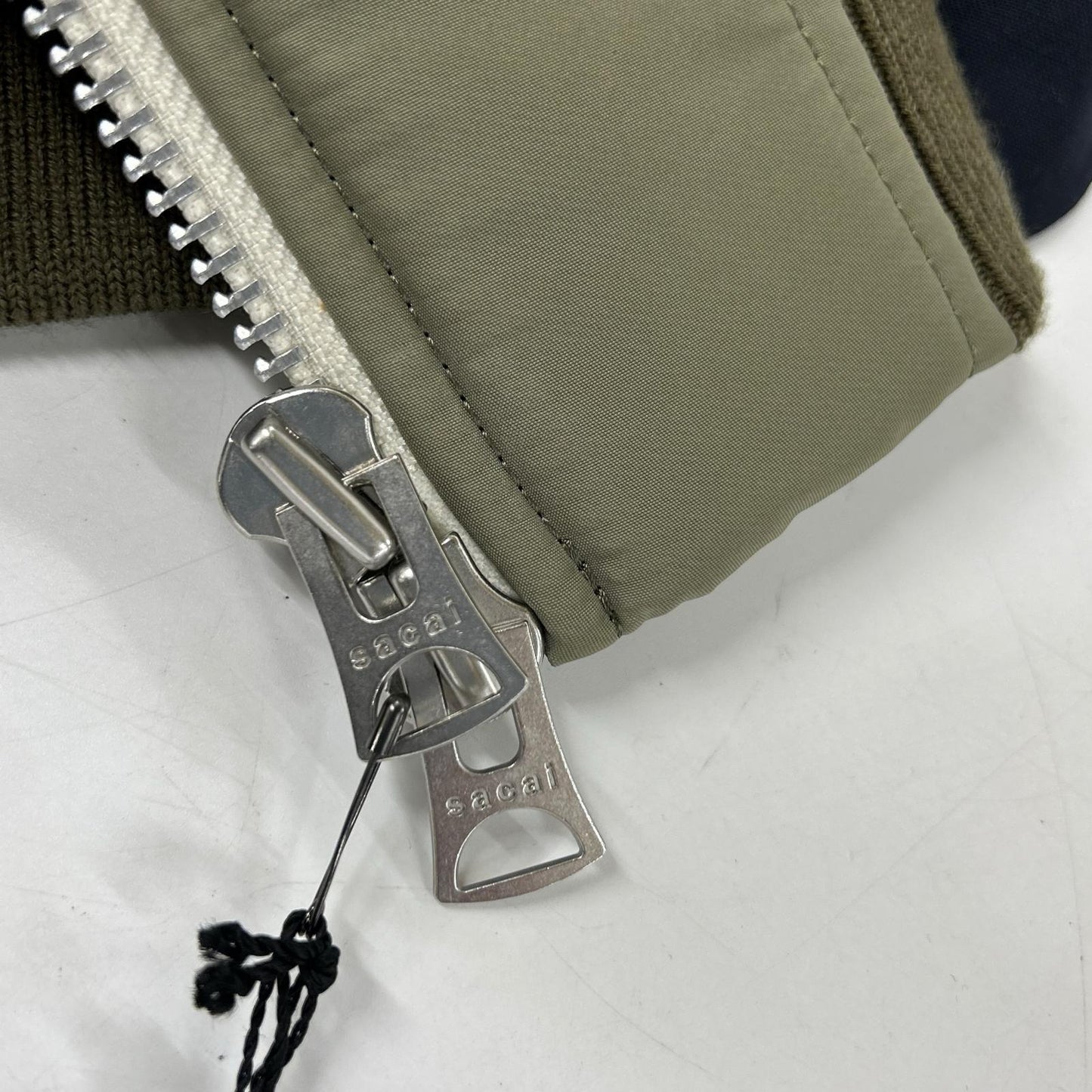sacai サカイ 【新品同様/24年製】24-03266M Suiting × Nylon Twill Jacket MA-1ドッキングジャケット ジャケット 3