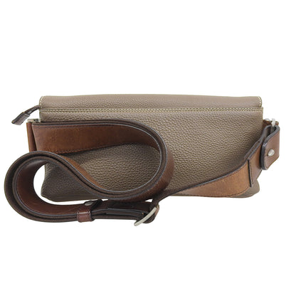 WILDSWANS ワイルドスワンズ PISTE レザー ボディバッグ ウエストバッグ レディース ブラウングレー ボディバッグ