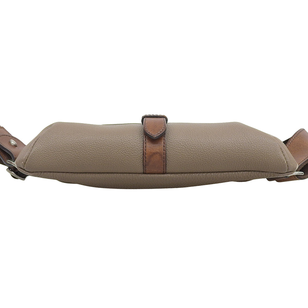 WILDSWANS ワイルドスワンズ PISTE レザー ボディバッグ ウエストバッグ レディース ブラウングレー ボディバッグ