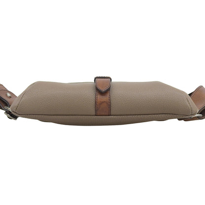 WILDSWANS ワイルドスワンズ PISTE レザー ボディバッグ ウエストバッグ レディース ブラウングレー ボディバッグ