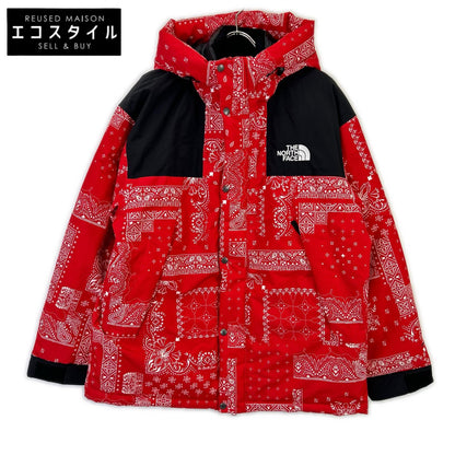 THE NORTH FACE ノースフェイス レッド バンダナ柄 NJ2DN63B ノベルティアルティメットダウンジャケット ジャケット