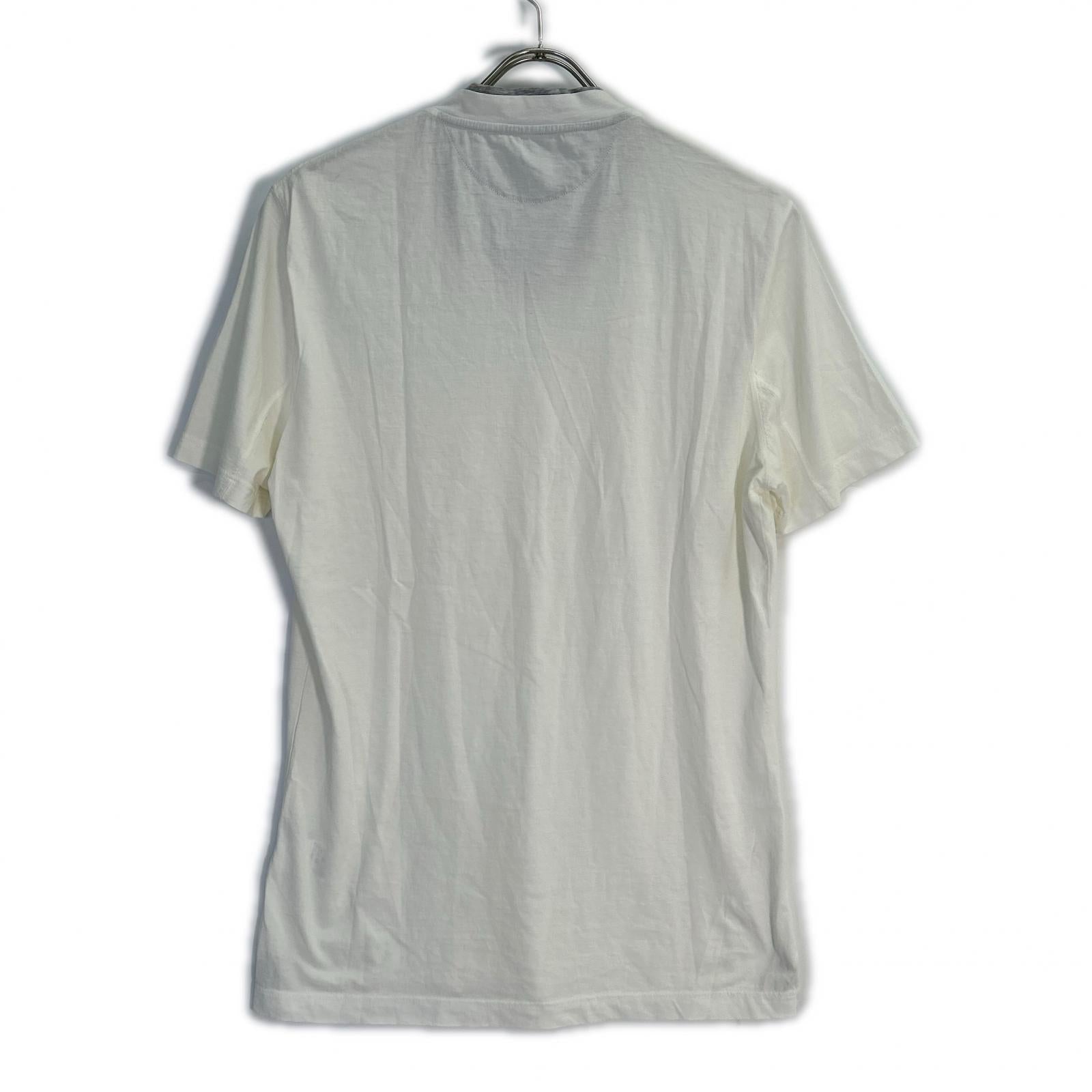 BRUNELLO CUCINELLI ブルネロクチネリ アイボリー DW9228221 SLIM FIT コットン Tシャツ トップス