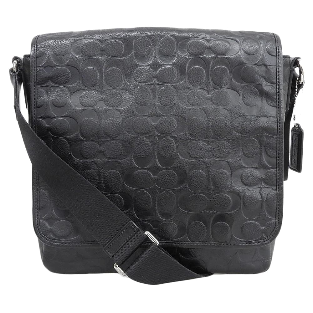 COACH コーチ シグネチャー ショルダーバッグ レディース ブラック F71172 ショルダーバッグ
