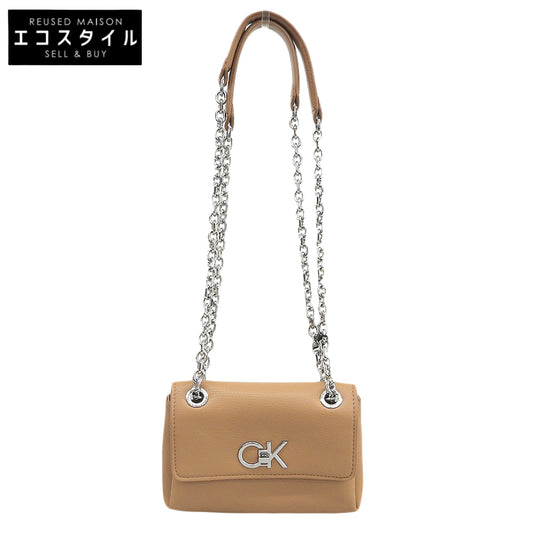Calvin Klein New condition RE-LOCK SM CONV SHOULDER BAG Shoulder Bag Women's Brown 4500545318 Shoulder Bag