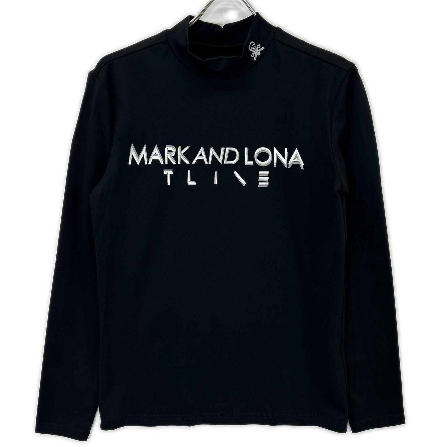 MARK&LONA マークアンドロナ ブラック MXM-5C-AA71 シグ サーモ モックネック シャツ トップス