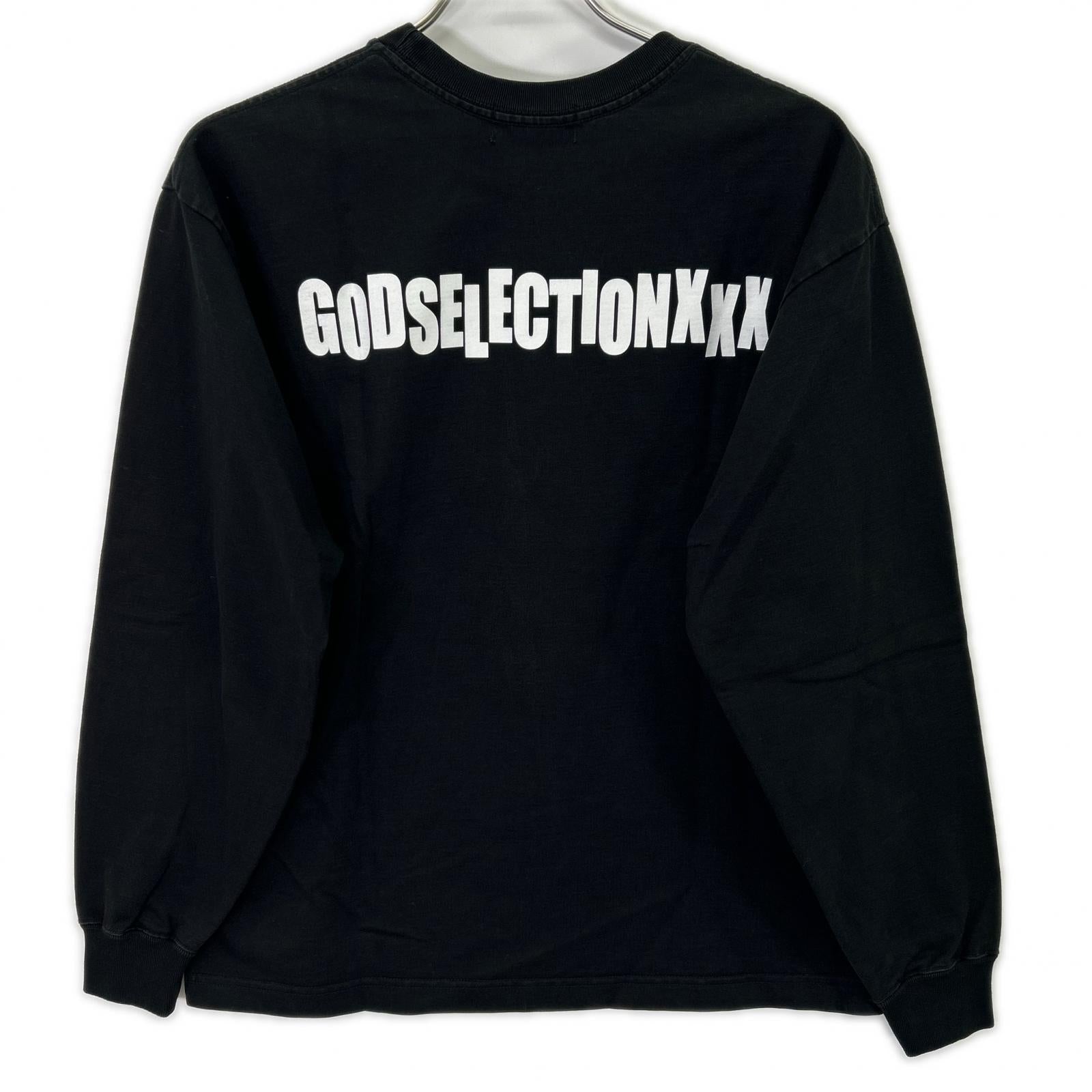 GOD SELECTION XXX GX-A24-LT-11 黑色 印花 长袖 衬衫 上衣