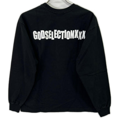 GOD SELECTION XXX GX-A24-LT-11 黑色 印花 长袖 衬衫 上衣