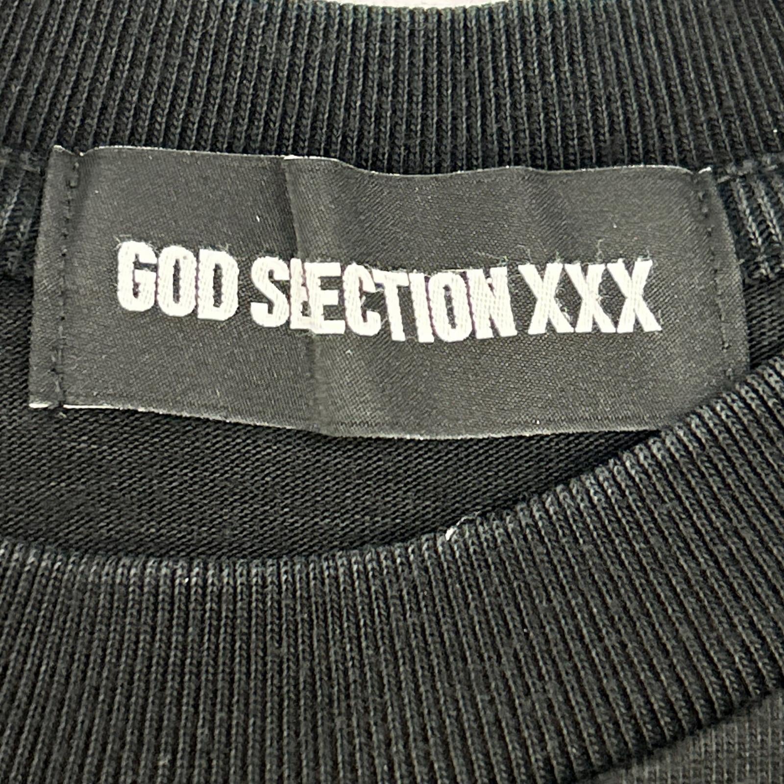 GOD SELECTION XXX GX-A24-LT-11 黑色 印花 长袖 衬衫 上衣