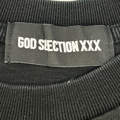 GOD SELECTION XXX GX-A24-LT-11 黑色 印花 长袖 衬衫 上衣