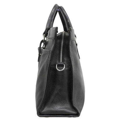 STEFANOMANO Stefano Mano Leather 2-Way Briefcase Business Bag Men's Black Business Bag Briefcase