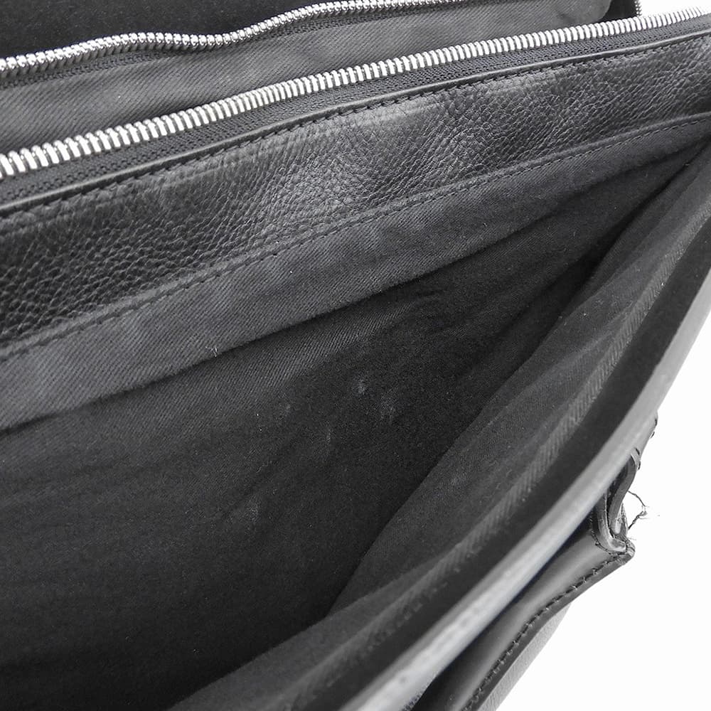 STEFANOMANO Stefano Mano Leather 2-Way Briefcase Business Bag Men's Black Business Bag Briefcase
