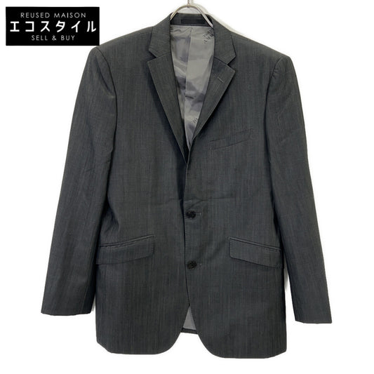 BURBERRY BLACK LABEL バーバリーブラックレーベル グレー D1H97-611-07 テーラード ジャケット