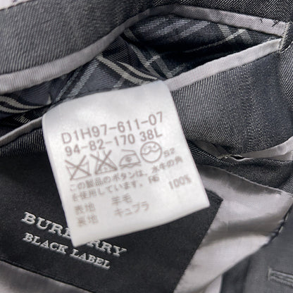 BURBERRY BLACK LABEL Grey D1H97-611-07 Tailored Jacket