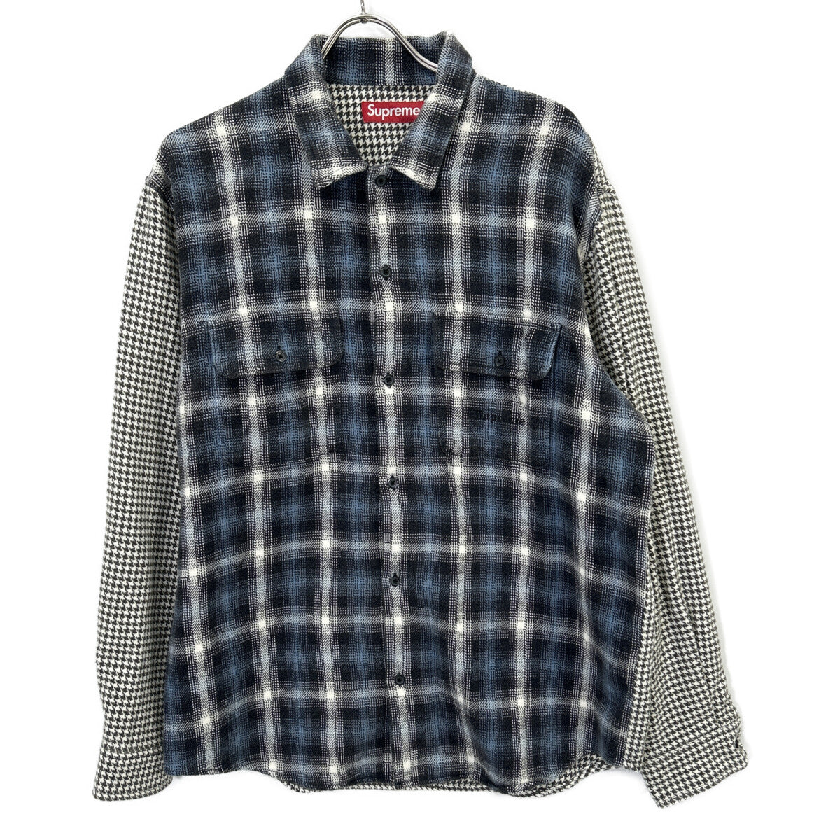Supreme シュプリーム 23AW マルチカラー 総柄 Houndstooth Plaid Flannel Shirt トップス